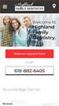 Mobile Screenshot of highlandilfamilydentistry.com